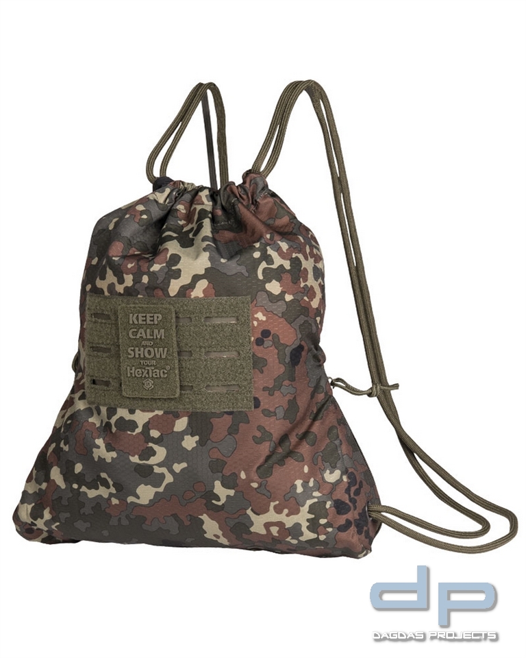 SPORTBEUTEL HEXTAC® FLECKTARN VPE 5