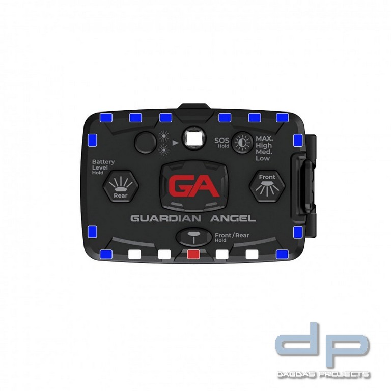 Guardian AngelTM Multifunktionslicht Elite-SeriesTM, rot/weiß und blau/weiß