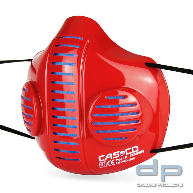 CASCO MASK 2.0 IN ROT AUFDRUCK: FEUERWEHR