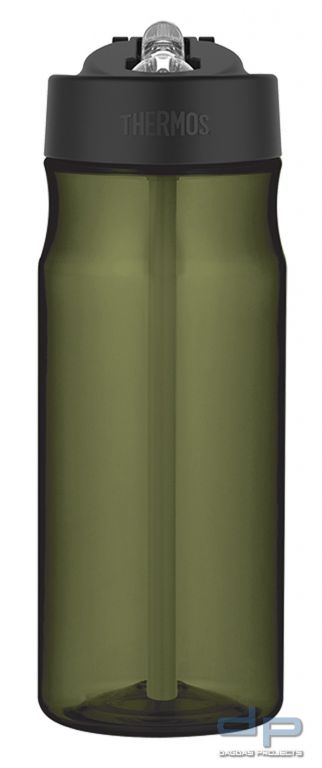 Thermos Trinkflasche Tritan mit Strohalm 0,53 L