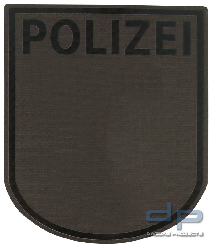 Infrarot Patch Polizei Berlin Steingrau