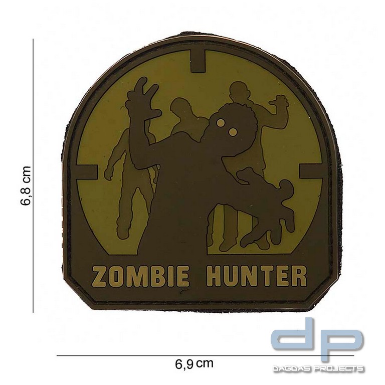 Emblem PVC Zombie Hunter ARID