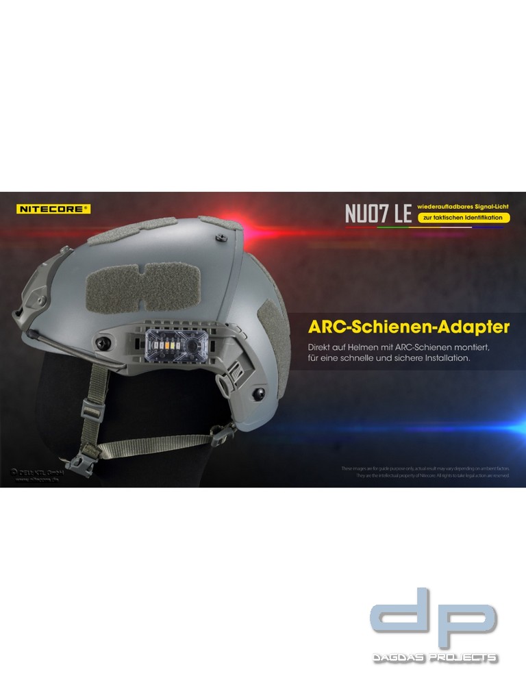 NiteCore® mehrfarbige - Signalleuchte -NU07LE-