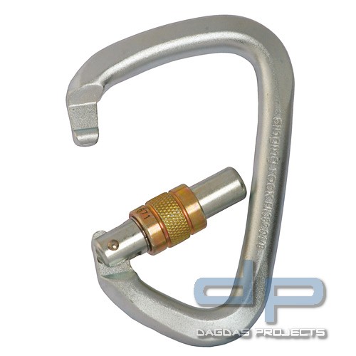 Singing-Rock Oval TriLock Stahl-Karabiner