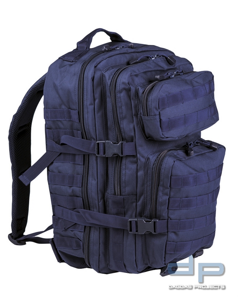 US ASSAULT PACK LG DK.BLAU VPE 2
