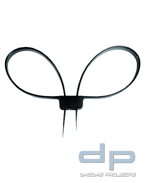 PLASTIC HANDCUFFS SCHWARZ