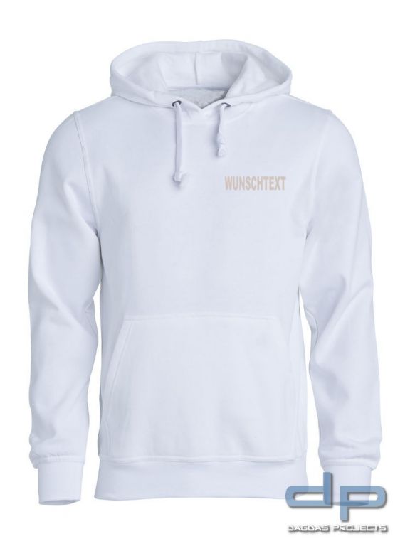 Hooded Sweat mit Wunschaufdruck in verschiedenen Farben