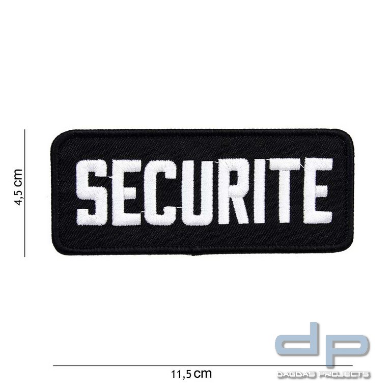 Emblem Stoff Securite