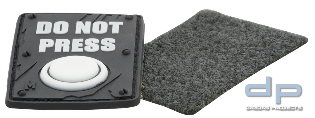 Maxpedition Rubber Patch DO NOT PRESS Glow