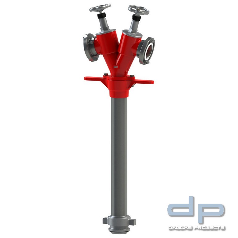 AWG Hydrantenstandrohr DIN 14375, DN 80, Standard