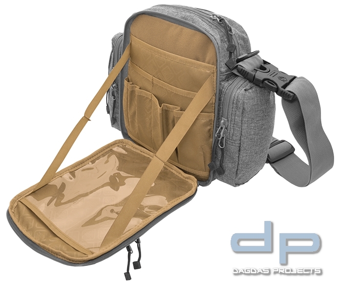 Hazard 4 Grayman Tonto Messenger Bag Grau