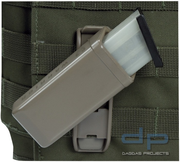 Warrior Polymer 9mm Pistol Mag Pouch Dark Earth
