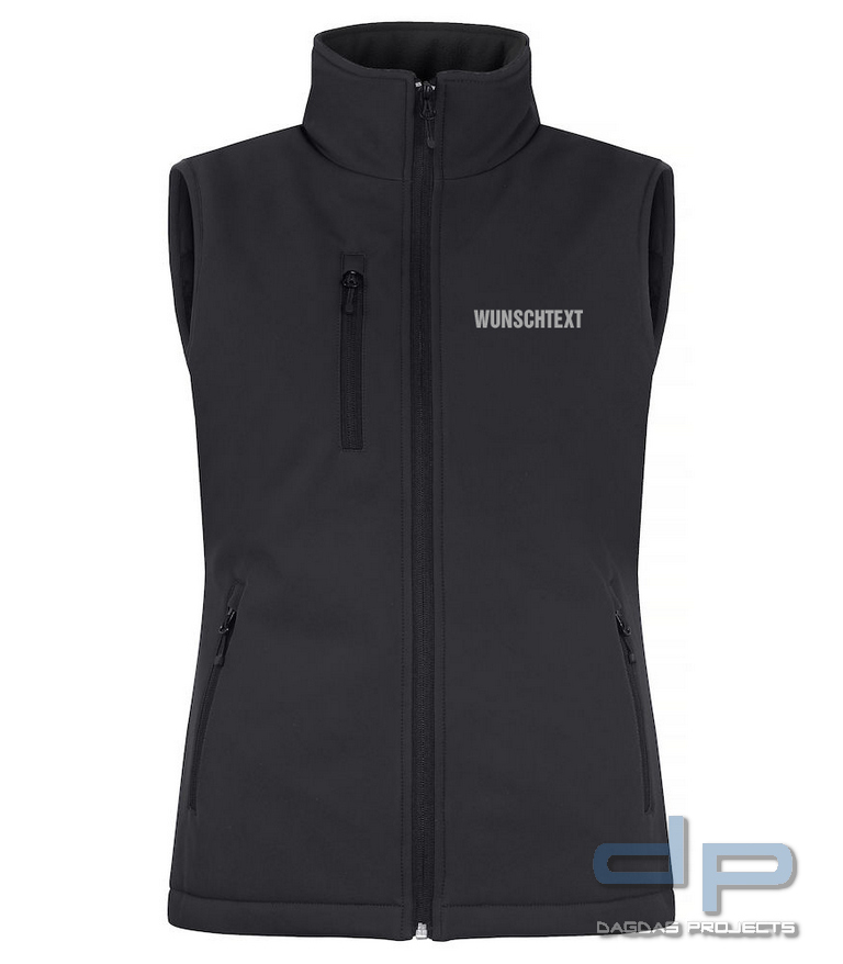 Behörden Padded Damen Softshell Weste in verschiedenen Farbenmit Aufdruck nach Wunsch