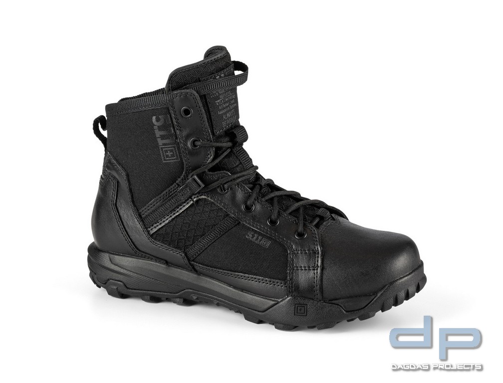 5.11® A/T 6" SIDE ZIP BOOT REGULAR IN SCHWARZ