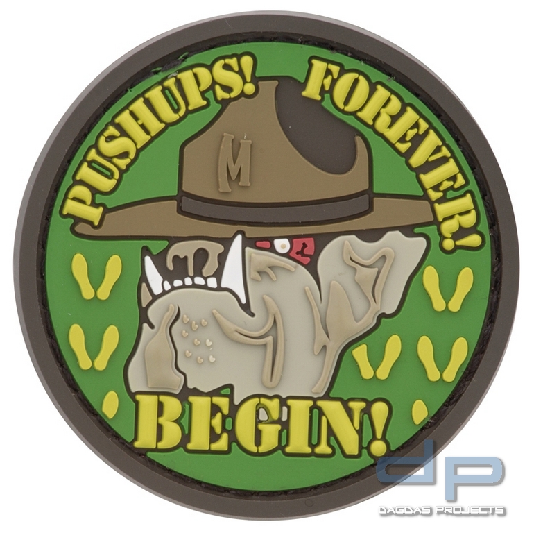 Maxpedition Rubber Patch DEVIL DOG Arid