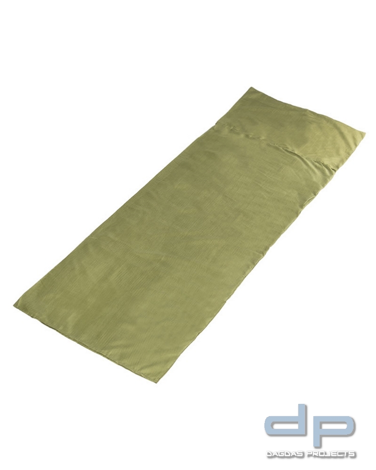 INNENSCHLAFSACK 190X80CM T/C OLIV VPE 5