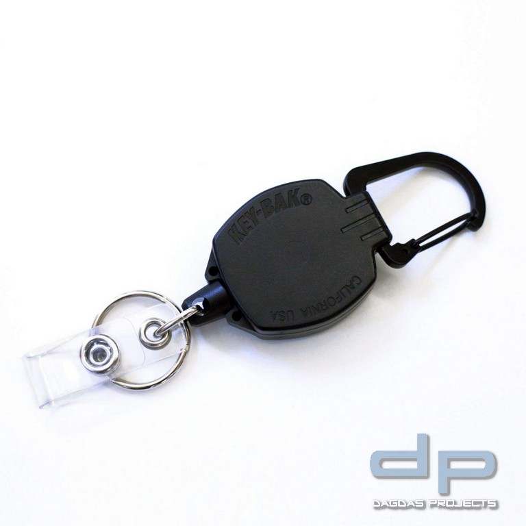 KEY-BAK Sidekick ID Badge & Key Holder Karabiner