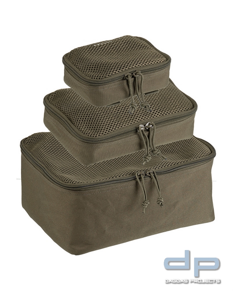 NETZ POUCH-SET 3-TLG.OLIV VPE 2
