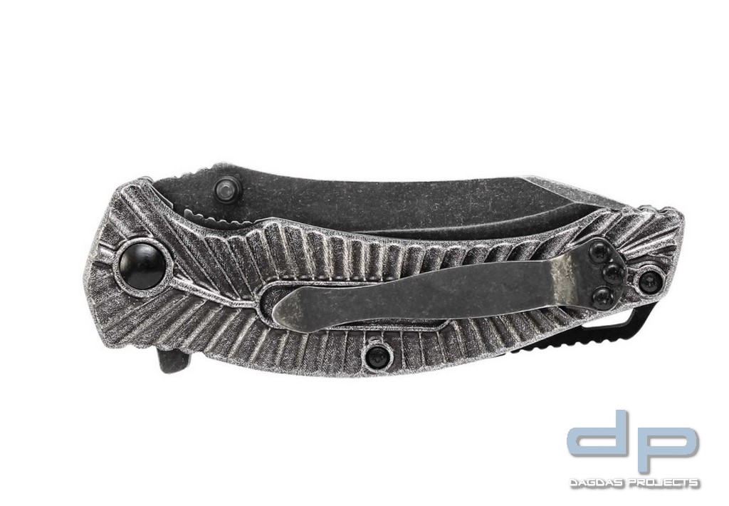 Einhandmesser im stonewashed Finish