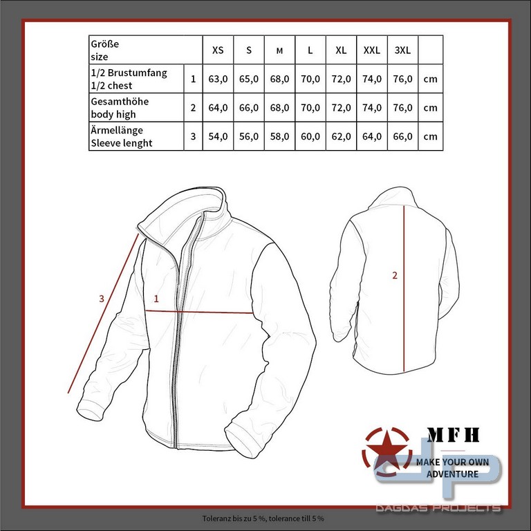 US Airforce Jacke MA1, in Schwarz und Oliv