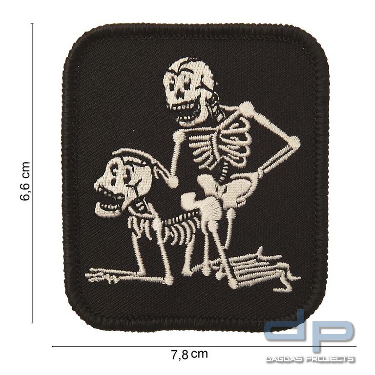 Emblem Stoff 2 Skelette