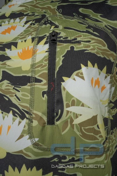 OTTE GEAR SHADE SHIRT UPF 50+ LONGSLEEVE MIT UV-SCHUTZ TIGER STRIPE VINTAGE GREEN