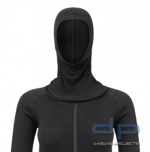 ACLIMA WARMWOOL OVERALL WOMAN SCHWARZ