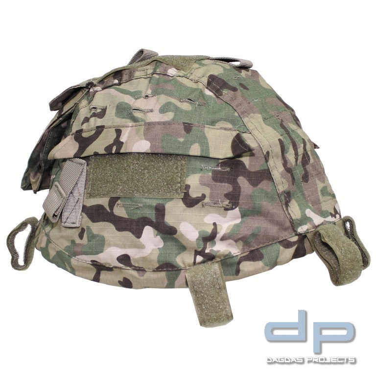 Helmbezug mit Taschen, größenverst., operation-camo