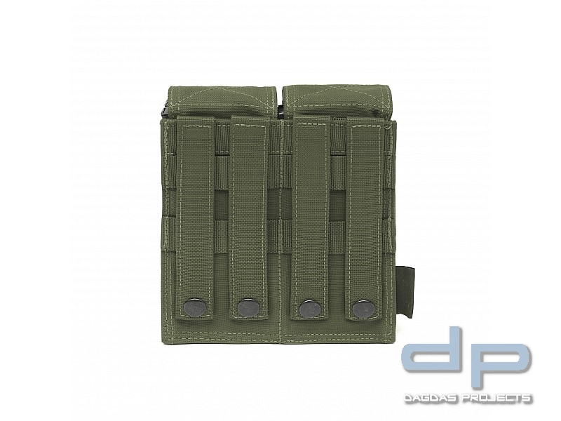 Warrior Double M4 Mag Pouch OD