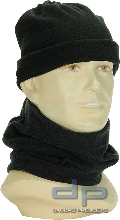 Hals/Kopfschützer mit Gummizug Fleece verschiedene Farben