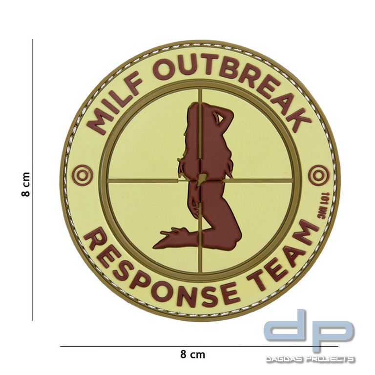 Emblem 3D PVC Milf Outbreak Coyote