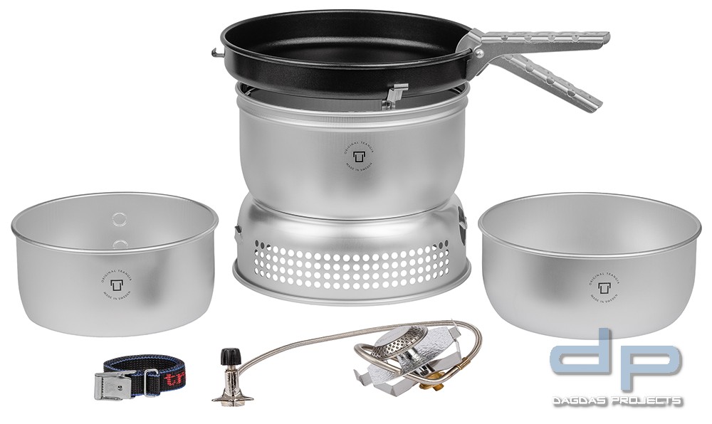 Trangia Sturmkocher Set 25-3 UL/GB Gasbrenner Trangia