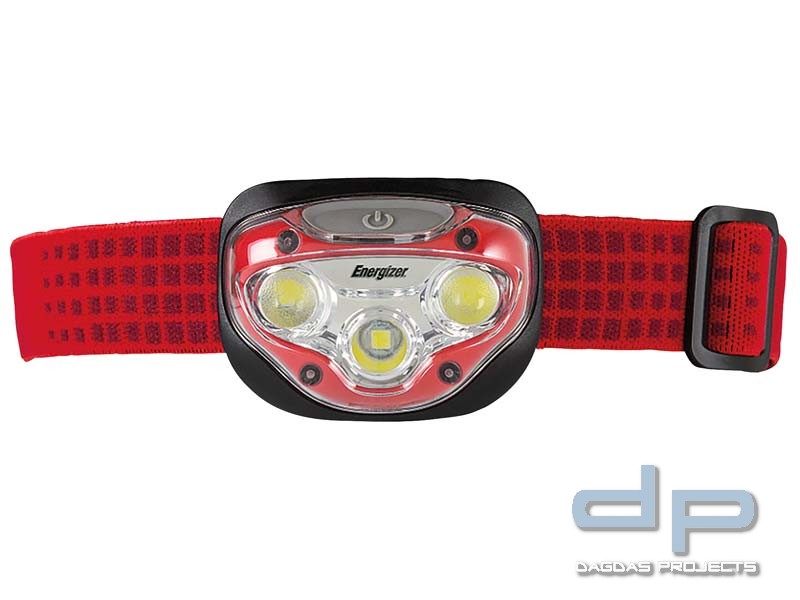 Energizer Headlight, Kopflampe mit 3 LEDs