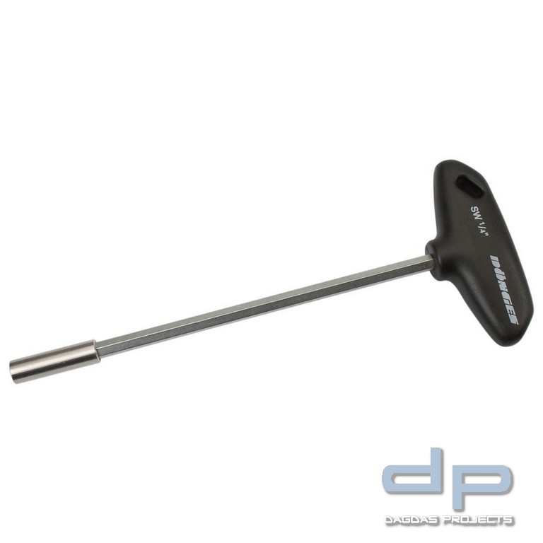 Bithalter 1/4″ mit Quergriff