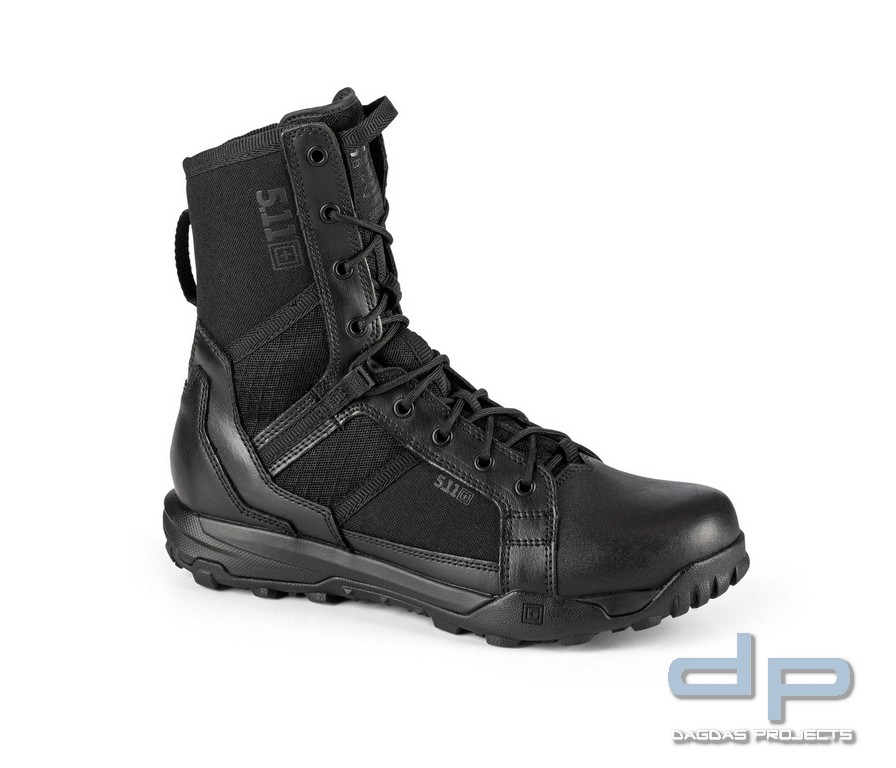 5.11® A/T 8" SIDE ZIP BOOT EINSATZSTIEFEL IN SCHWARZ