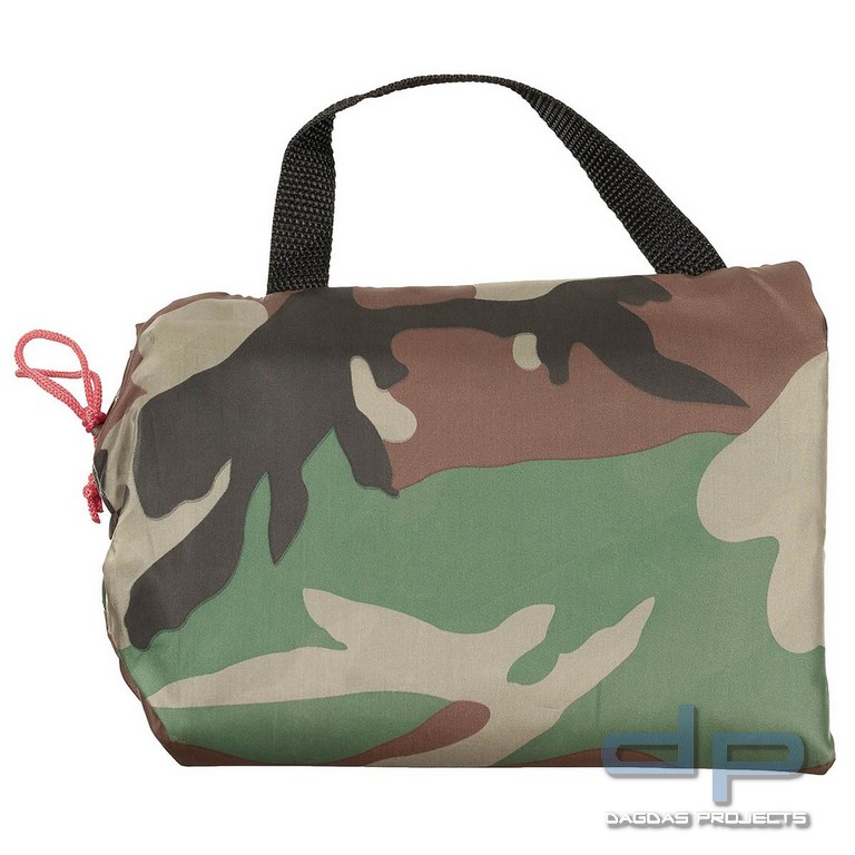 Mehrzweckplane, "Tarp", woodland, ca. 300 x 400 cm