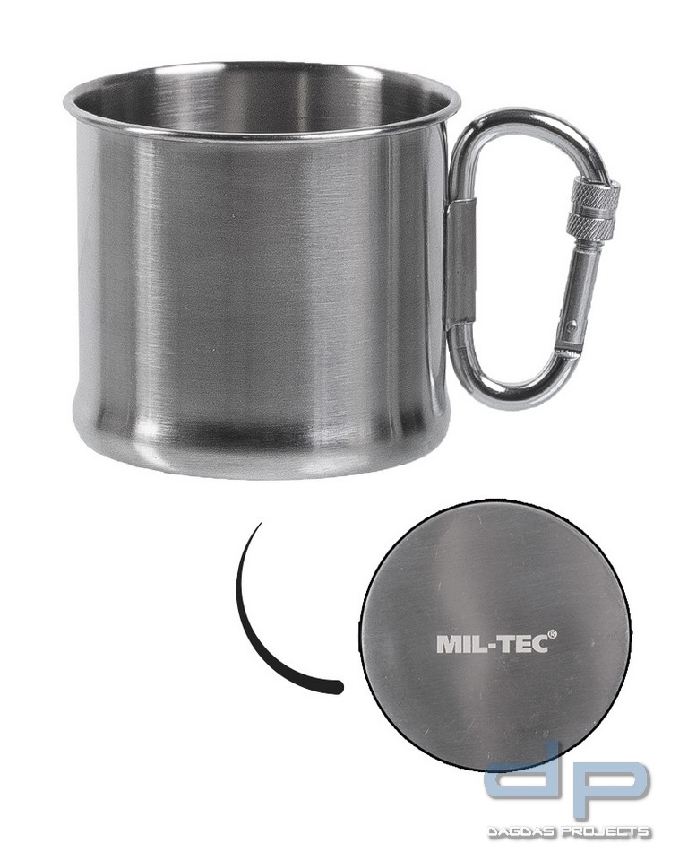 KARABINERBECHER S/STEEL 500ML VPE 10