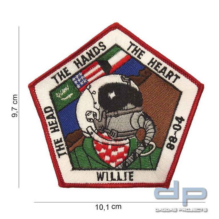 Emblem Stoff Willie 88-04