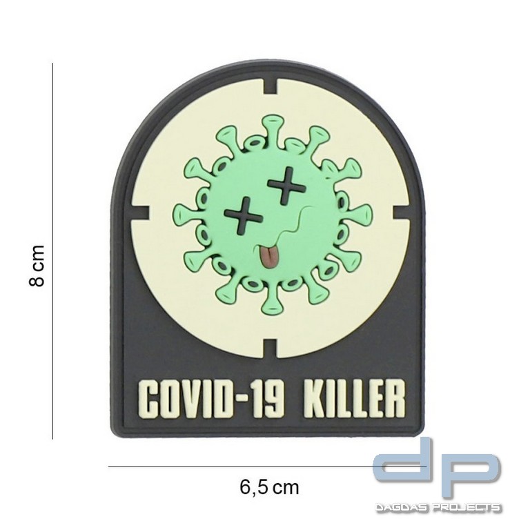 Emblem 3D PVC Covid-19 killer #8091