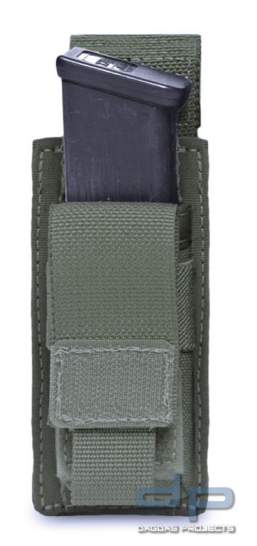 Warrior Single 9mm Pistol Pouch Oliv