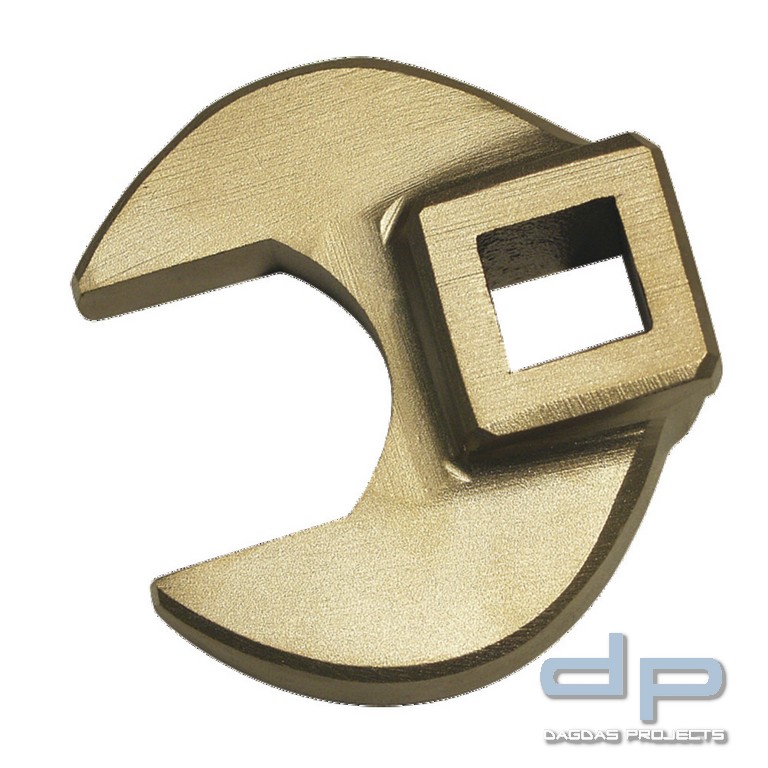 Hahnenfuß-Schlüssel Maulform, funkenfrei, Vierkantaufnahme 1/2 ″, 20 mm