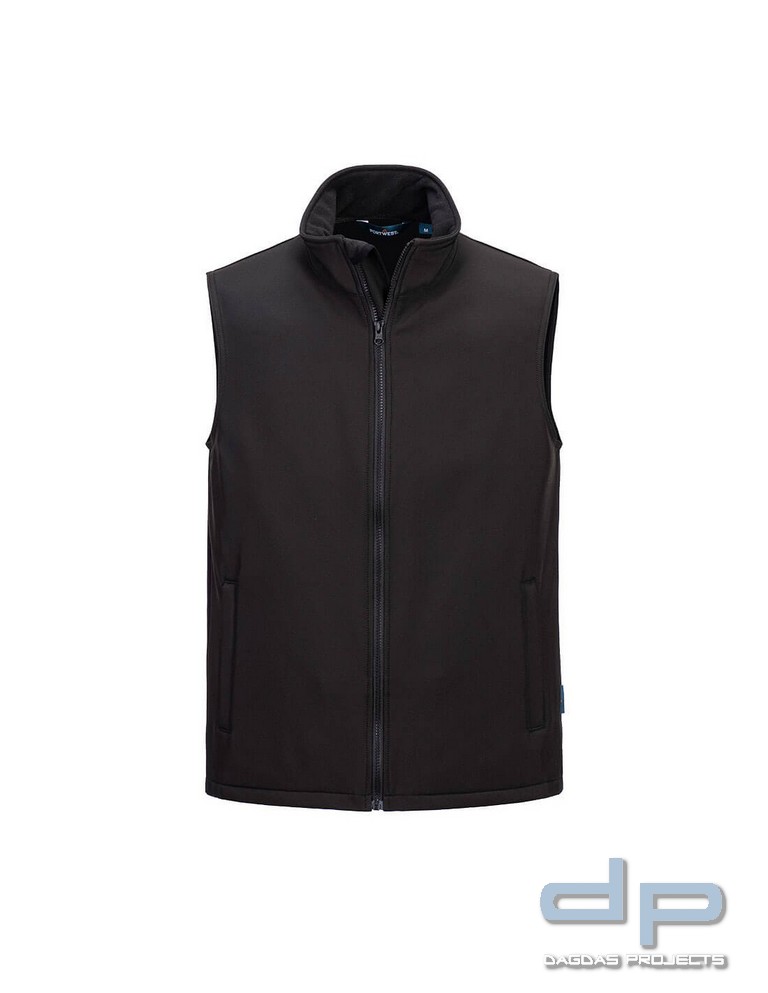 Portwest leichte Softshellweste, wasserabweisend, leichtes Fleecefutter,bis 5XL