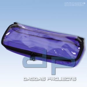 Modultaschen für Rucksäcke groß 320 x 120 x 50 mm blau