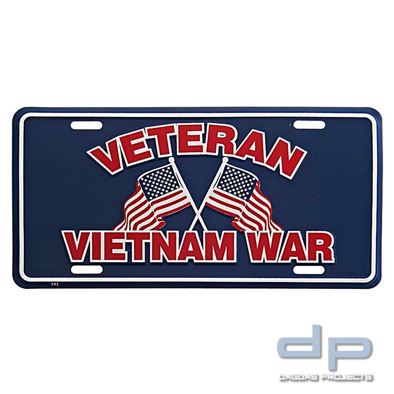 Nummernschild Veteran Vietnam War