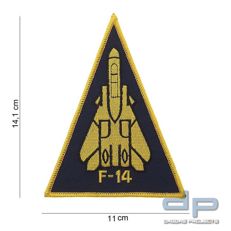 Emblem Stoff F-14 (gelb)