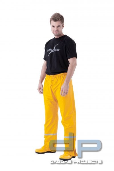 Behörden PU-STRETCH-REGENHOSE Gelb oder Blau