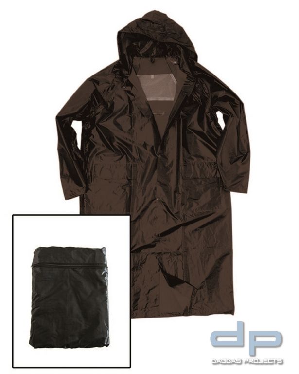 REGENMANTEL PES/PVC SCHWARZ VPE 2