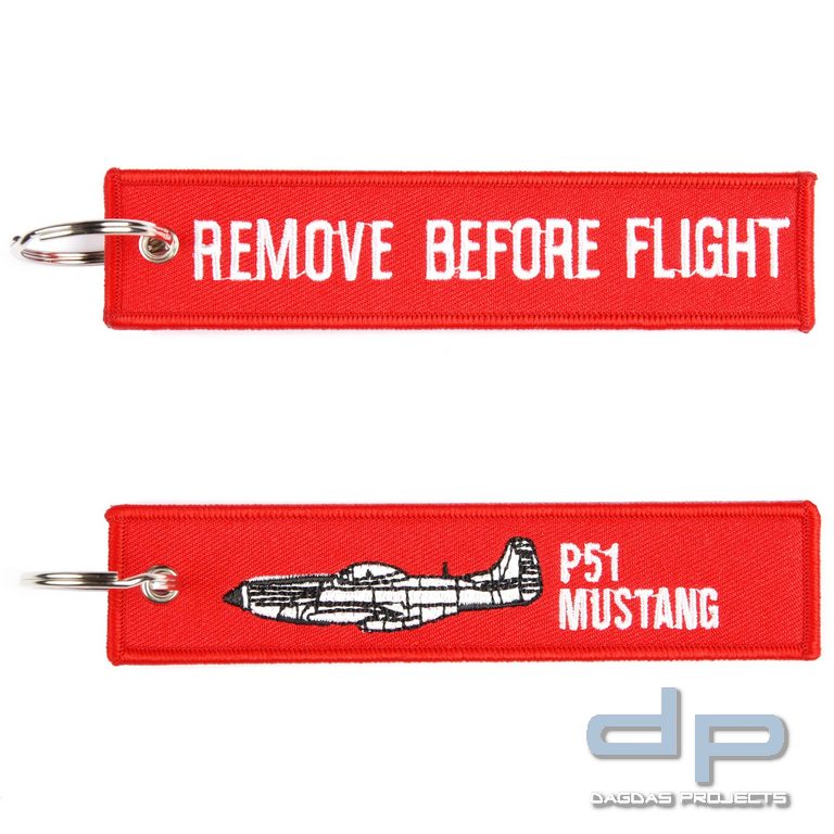 Schlüsselanhänger RBF + P51 Mustang