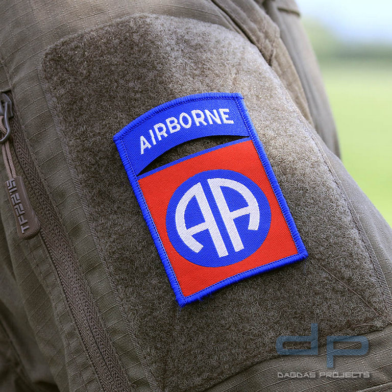 Emblem Stoff fein gewebt 82nd Airborne