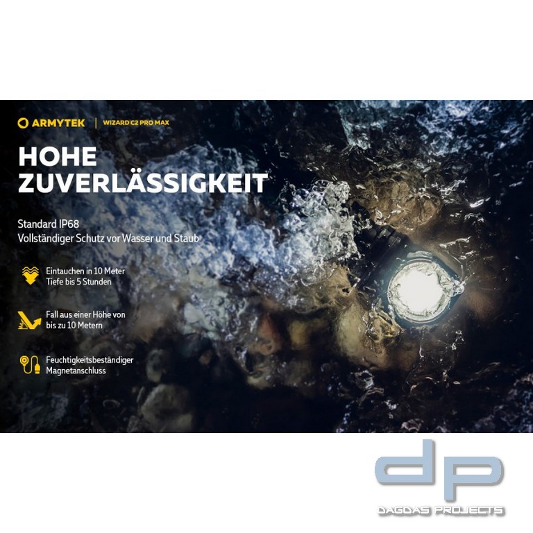 ARMYTEK Multifunktionslampe Wizard C2 Pro inkl. Akku